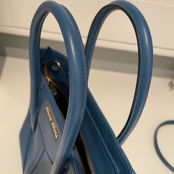 MIU MIU BIKER SATCHEL hand bag/ crossbody bag - Picture 7 of 8